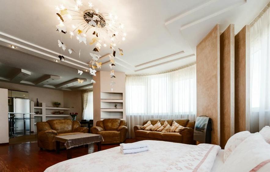 Роскошная 3К Квартира 135М2 На Набережной. Минская Kiev Buitenkant foto